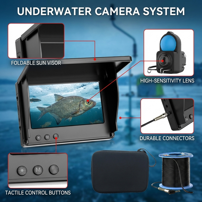 Cámara de Pesca Submarina con  - Fish Finder Case reseña y precio